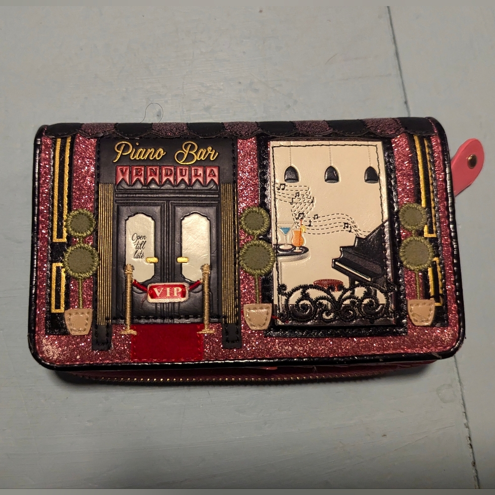 Vendula London Piano Bar Zip Wallet